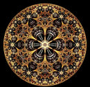 Mandala Concha - 100% Diamantes (Quadrado) - Kit Completo