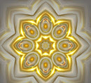 Mandala Sublime 1 - 100% Diamantes (Quadrado) - Kit Completo