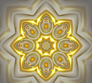 Mandala Sublime 1 - 100% Diamantes (Quadrado) - Kit Completo
