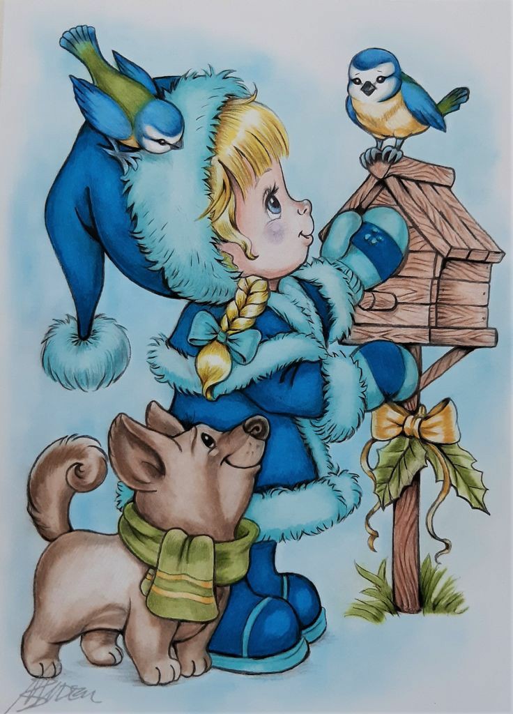 Criança e os animais 2023 - 100% Diamantes (Quadrado) - Kit Completo - Pintura com Diamantes