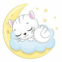 Gatinho 2023/1 - 100% Diamantes (Quadrado) - Kit Completo - Pintura com Diamantes