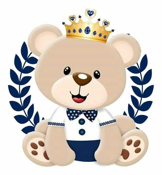 Ursinho 2023/1 - 100% Diamantes (Quadrado) - Kit Completo - Pintura com Diamantes
