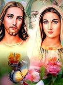 Jesus 2023/12 - 100% Diamantes (Quadrado) - Kit Completo - Pintura com Diamantes