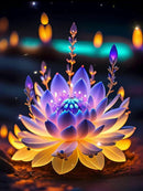 Flores 2023/12 - 100% Diamantes (Quadrado) - Kit Completo - Pintura com Diamantes