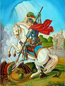 São Jorge - 100% Diamantes (Quadrado) - Kit Completo