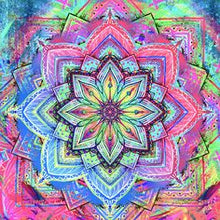 Carregar imagem no visualizador da galeria, Mandala Hipnótica  - 100% Diamantes (Kit Completo)
