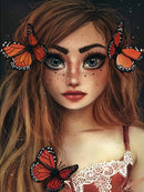 Garota dos Olhos Azuis - 100% Diamantes (Kit Completo)